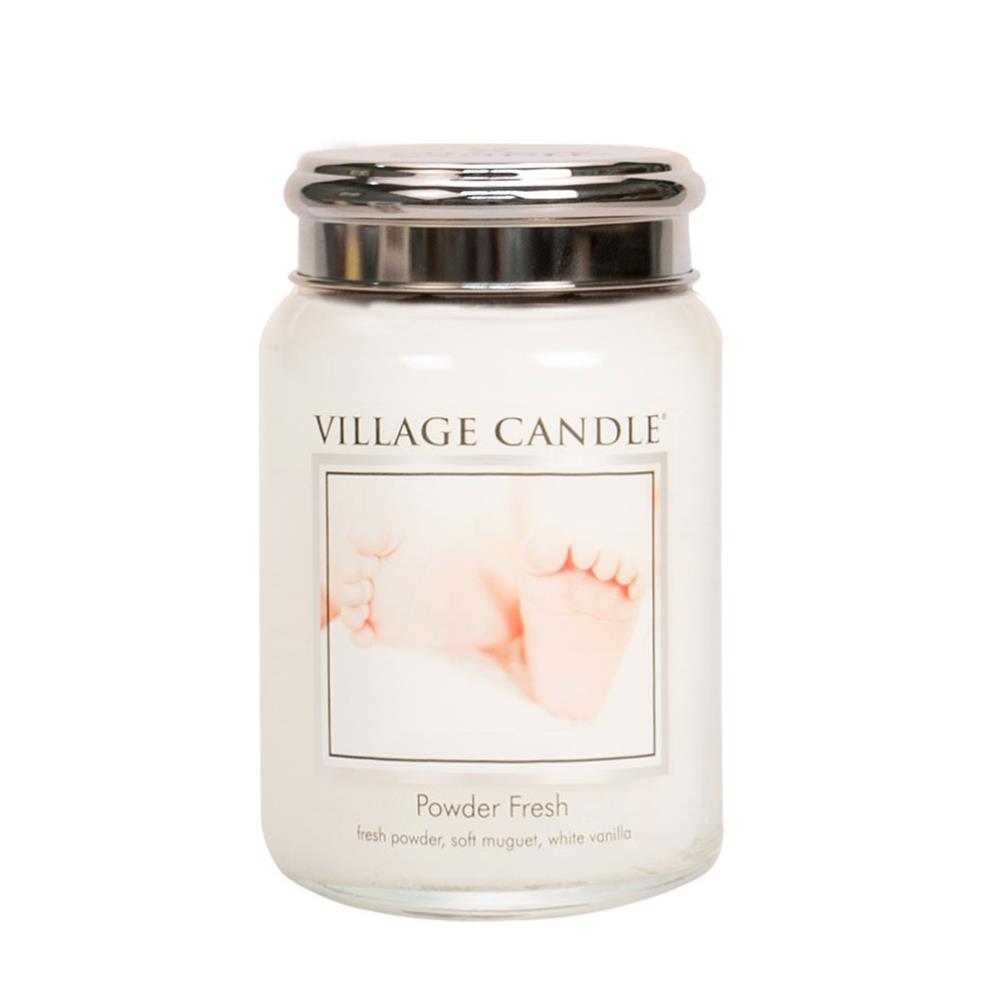 Village Candle Powder Fresh Large Jar £17.99